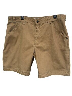 Duluth Trading Co Mens Shorts Size 40 Flex Firehouse Cargos Khaki Tan 9"